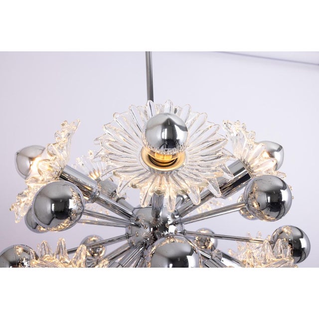 Mid-Century Sputnik Chandelier from Doria Leuchten, Germany, 1970s For Sale - Image 10 of 13