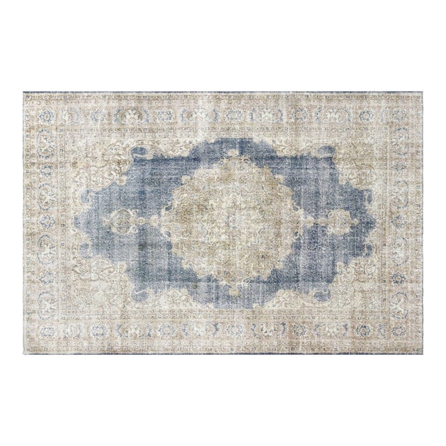 1960s Turkish Oushak Rug For Sale