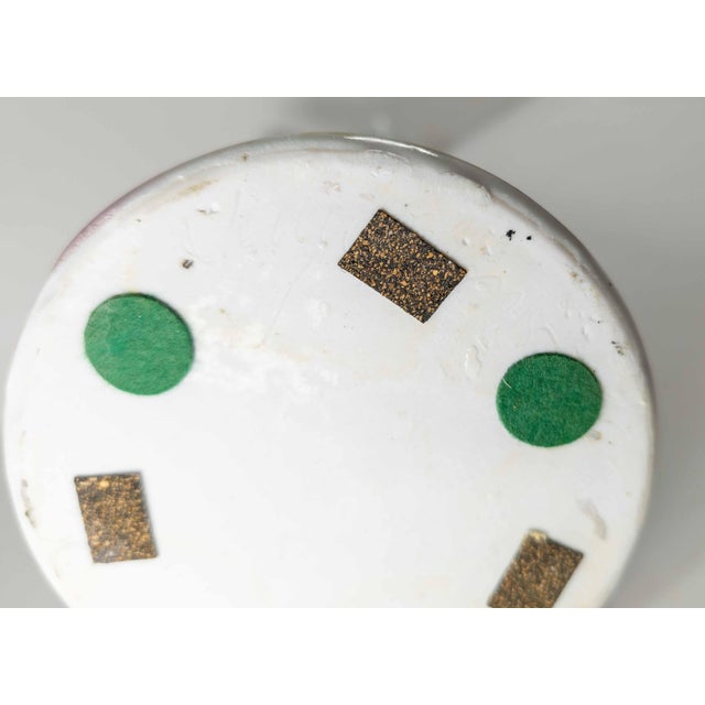 80s or 90s Mid-Century Modern Style Art Pottery Pitcher Vase For Sale - Image 12 of 12