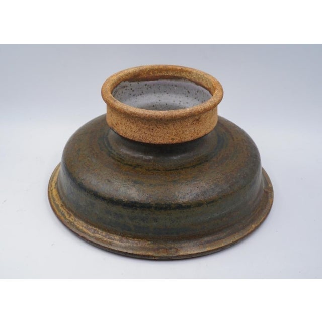 Mid 20th Century Joel Edwards Covered Pottery Bowl Tangine For Sale - Image 9 of 9
