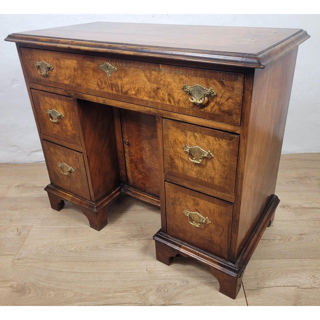 Vintage Walnut Writing Desk, 1700s For Sale - Image 3 of 17