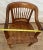 Antique Library Bankers Chair American Quarter Sawn Oak Figured Wood Grain For Sale - Image 10 of 11