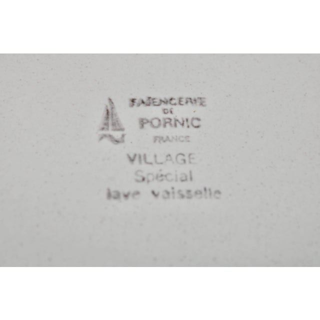 Antique French Faience Oyster Platter For Sale - Image 10 of 10