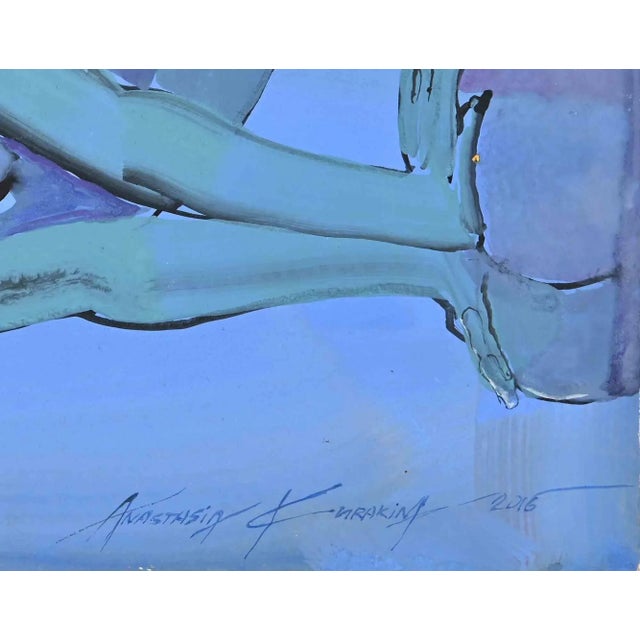 Who Am I? is an original watercolour realized by Anastasia Kurakina in 2016. The little artwork is in good condition and...