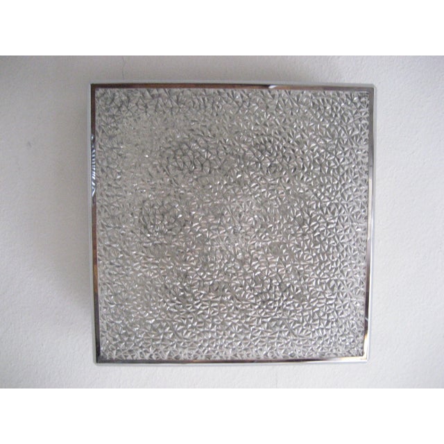 Vintage Ceiling Lamp with Plastic Plates in Chrome-Plated Profiles, 1970s For Sale - Image 17 of 18