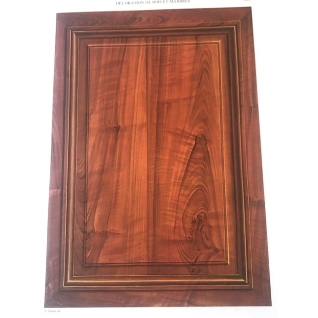 Beige Vintage Decoration De Bois Et Marbres Portfolio Texte C. Ducroizet Book For Sale - Image 8 of 11