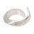 A sculptural open cuff in sterling silver from Elsa Peretti's collection for Tiffany & Co. The Swirl design features two...