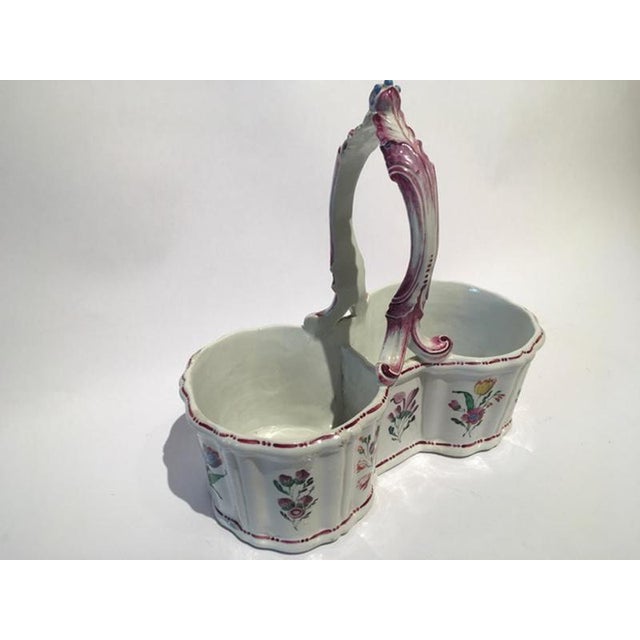 Porcelain Cruet with Floral Decor by Richard Ginori, Italy, 18th Century For Sale - Image 15 of 18