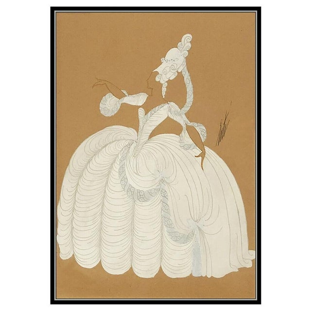 Message us to inquire about custom framing options! (Included for free with every purchase) Erte Authentic and Original...