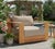 Imperial Grove Outdoor Solid Teak Wood Revolving Chair For Sale In Chicago - Image 6 of 13