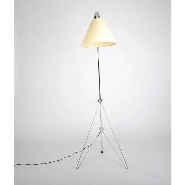 No 1783 Floor Lamp by Josef Hurka for Napako, 1950s, in Good conditions. Designed 1950 to 1959 This piece has an...
