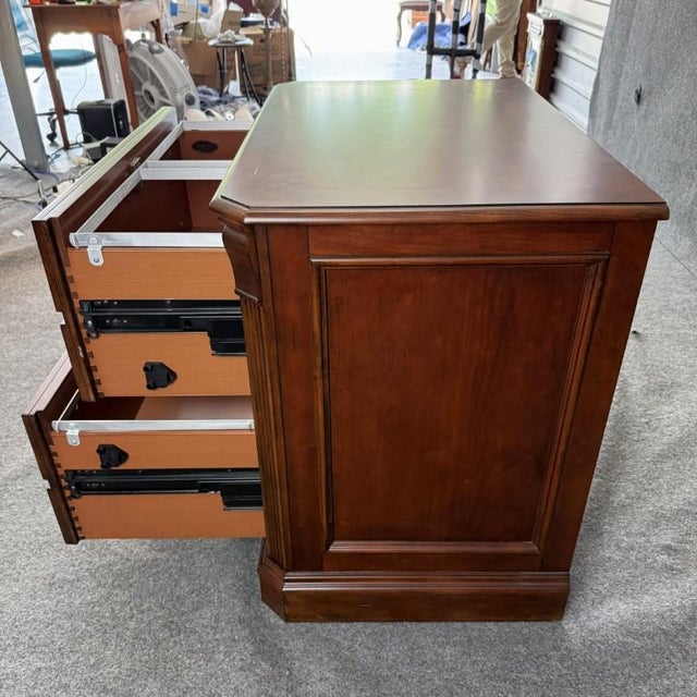 Wood Hooker Furniture Brookhaven Two-Drawer Lateral File Cabinet For Sale - Image 7 of 12