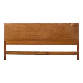 Frank Lloyd Wright for Henredon Taliesin Mid Century Mahogany King Headboard For Sale