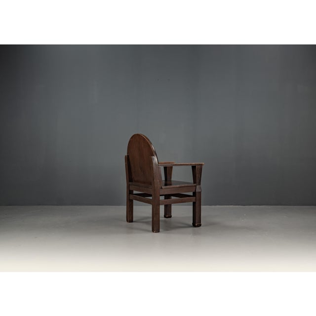 1940s Armchair with Soul in Pinewood, 1940s For Sale - Image 5 of 18