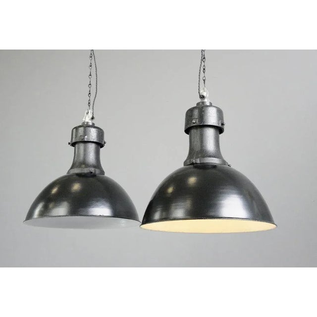 Industrial Factory Ceiling Lights from Rech, 1920s For Sale - Image 13 of 13