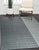 4x6 Lila Talia Gray Geometric Modern Flatweave Carpet Rug For Sale - Image 4 of 9
