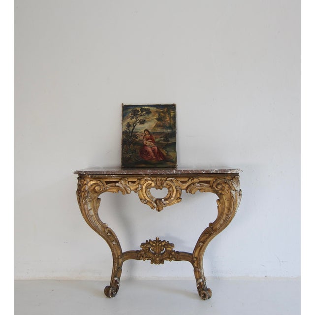 Anton Rausch, Madonna with Child, 1920s-1940s, Oil on Canvas For Sale - Image 3 of 18