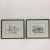 Professionally framed and in wonderful condition. These prints are a collective pair. Size is for one.