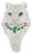 Luxury 18k Gold Cluster Diamond Emerald Cat Ring Size 5 For Sale