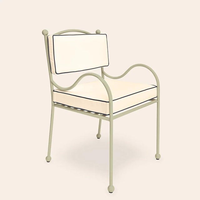 Black Panarea Armchair in Gelato with Cream and Black Upholstery by Ceraudo, 2010s For Sale - Image 8 of 8
