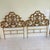 Vintage Mid Century Italian Rococo Style Gold Gilded Headboard For Sale In New York - Image 6 of 8