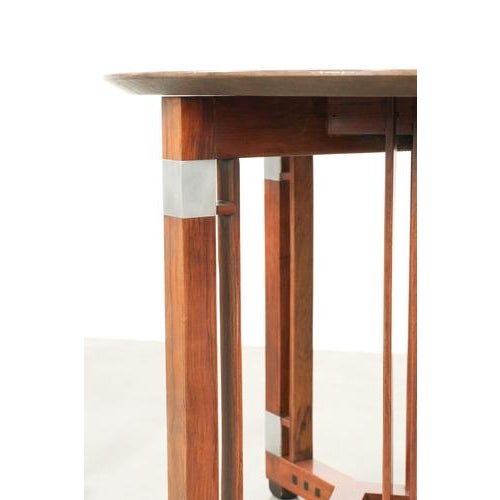 Wood Art Deco Side Table from Schuitema For Sale - Image 7 of 10