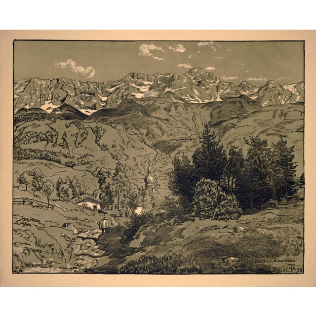 Hans Thoma, S. Anton Patenkirchen, 1895, Print For Sale - Image 3 of 5