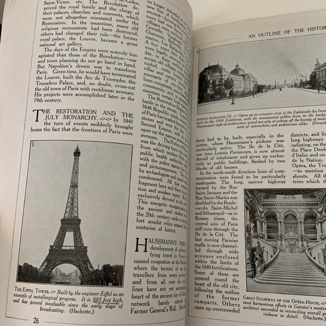 Paper 1924 Paris by Pictures Book For Sale - Image 7 of 10