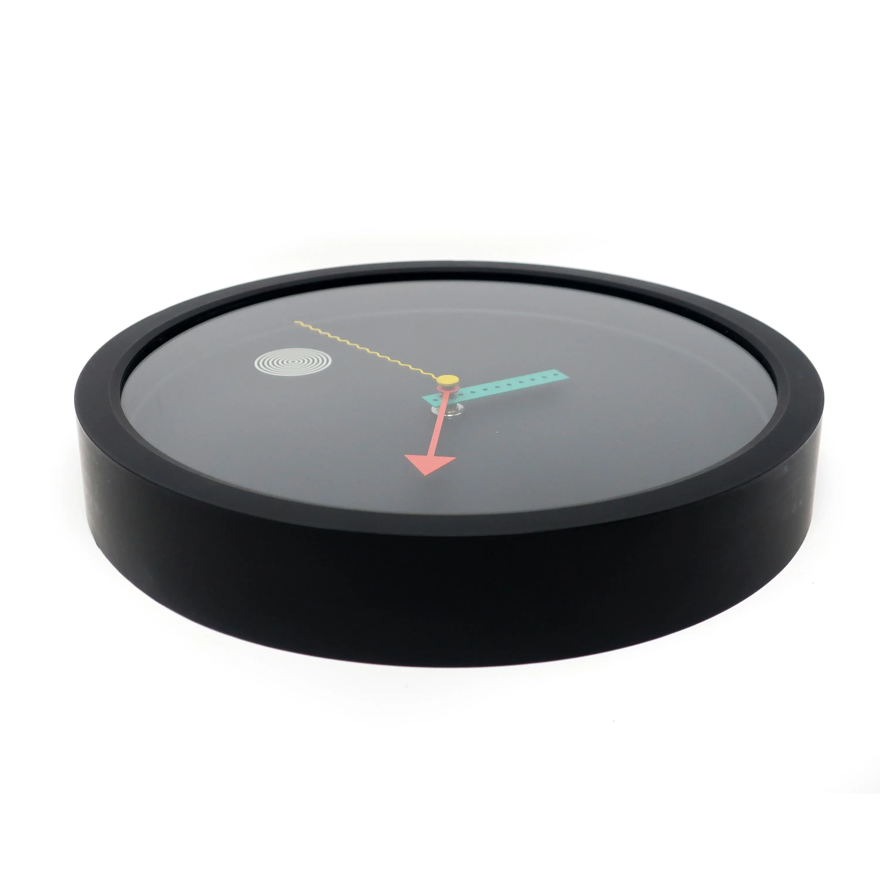 1980s Postmodern Wall Clock by Shohei Mihara for Wakita | Chairish