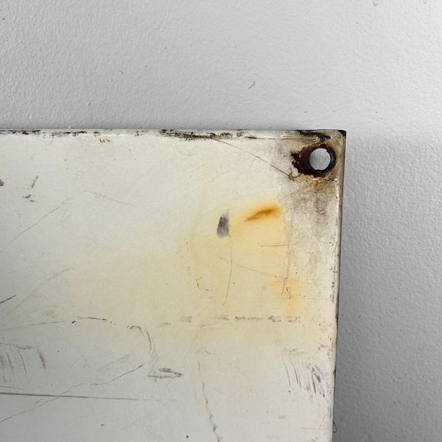 Metal Esso Diesel Sign in Enamel from Plastemal, Nivelles, 1968 For Sale - Image 7 of 11