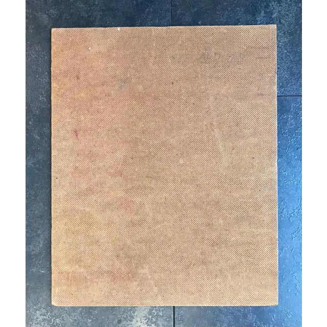 Benjamin Vautier, Bouquet, Oil on Wood, 1967 For Sale - Image 9 of 10