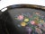 Large Antique Tin Tray with Hand Painted Flowers For Sale - Image 6 of 12
