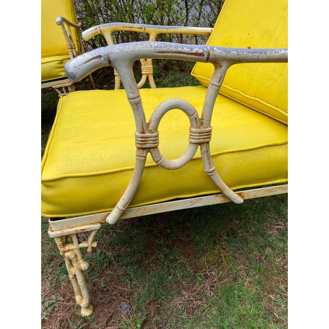 1950s Faux Bamboo Garden Furniture Set 4 Pieces Chairish