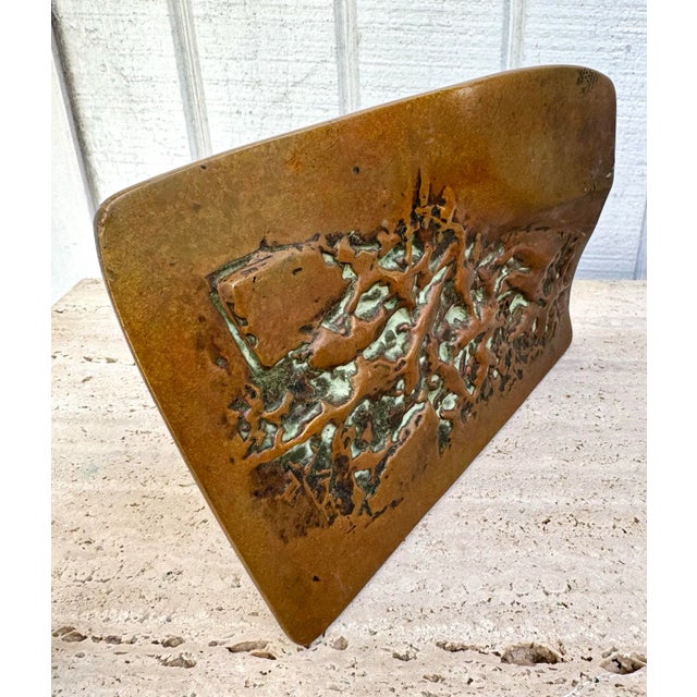Mid 20th Century Knockout Huge Unusual Mid Century Modern Free Standing Abstract Brutalist Bronze Sculpture Doorknob Door Handle For Sale - Image 9 of 9