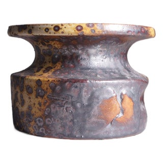 Vintage Swedish Vase in Stoneware by Claes Thell, 1970s For Sale