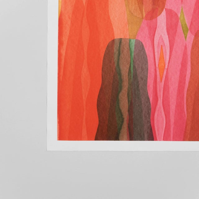 "Cherry Soaked Teeth" Work on Paper by Artist Casey R Klein For Sale In Tulsa - Image 6 of 8