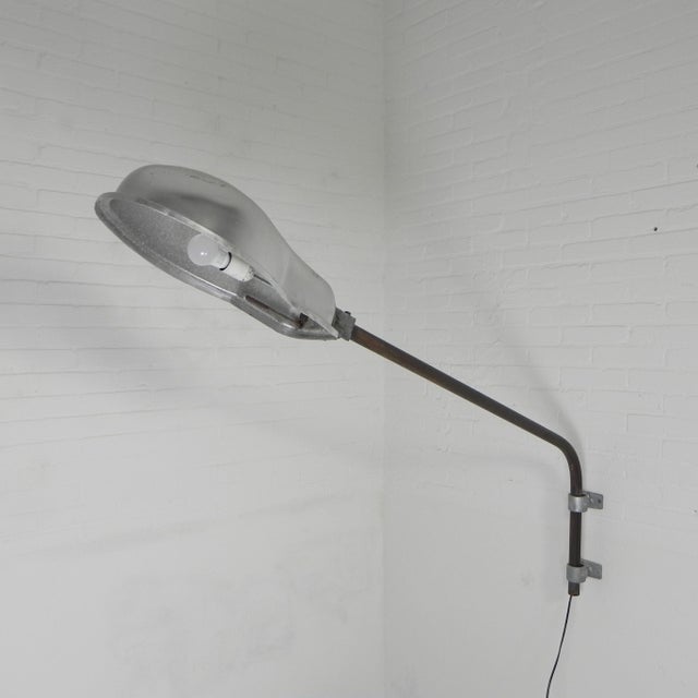 Industrial Street Lamp with Aluminum Shade, 1950s For Sale - Image 16 of 18