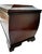 2000 - 2009 Vintage Early 21st Century Dark Wood Tea Chest/Storage Box For Sale - Image 5 of 10