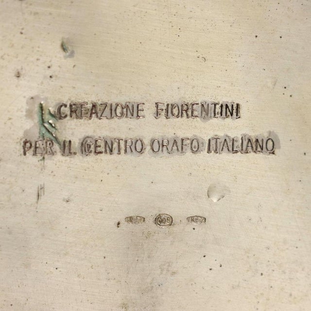Silver Bucket by Le Argenterie Di Milano attributed to Fiorentini Guido For Sale - Image 12 of 14
