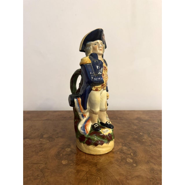 Antique Lord Nelson Toby Jug, 1880 For Sale - Image 4 of 8