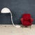 Vintage Italian White Serpente Floor Lamp by Elio Martinelli for Martinelli Luce, 1965 For Sale - Image 15 of 18