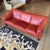 Mid-Century Modern Mid-Century Danish Modern Leather Sofa by Hj Møbler For Sale - Image 3 of 7