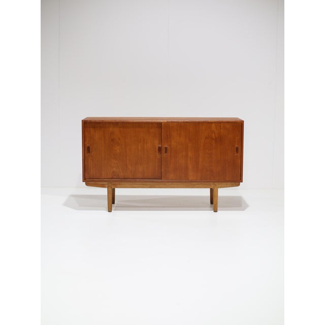 Teak 160 Sideboard by Børge Mogensen for Søborg Møbelfabrik, Denmark, 1950s For Sale - Image 15 of 15