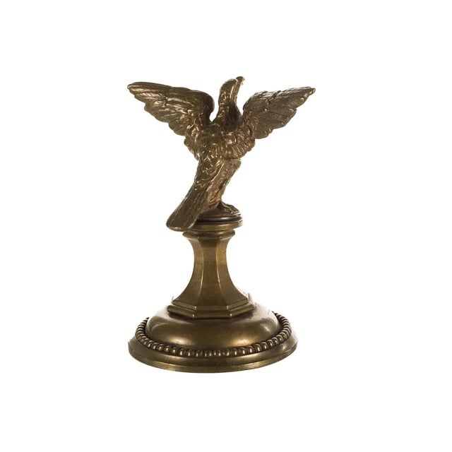 19th Century Federal Bronze Eagle Finial For Sale - Image 5 of 9