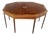 Georgian Octagonal Center Library Table Inlaid Mahogany For Sale