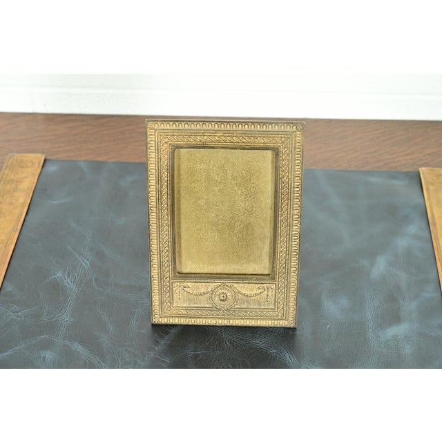 A gorgeous antique gilt bronze Neoclassical or Adam style picture frame By Tiffany Studios (signed to the back) New York,...