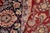 Textile Traditional Kazveen Pak-Persian Red/Blue Wool&Silk Rug - 10'1'' X 14'1'' For Sale - Image 7 of 8