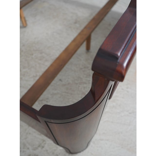 Henredon Queen Size Victorian Mahogany Bed For Sale - Image 12 of 17