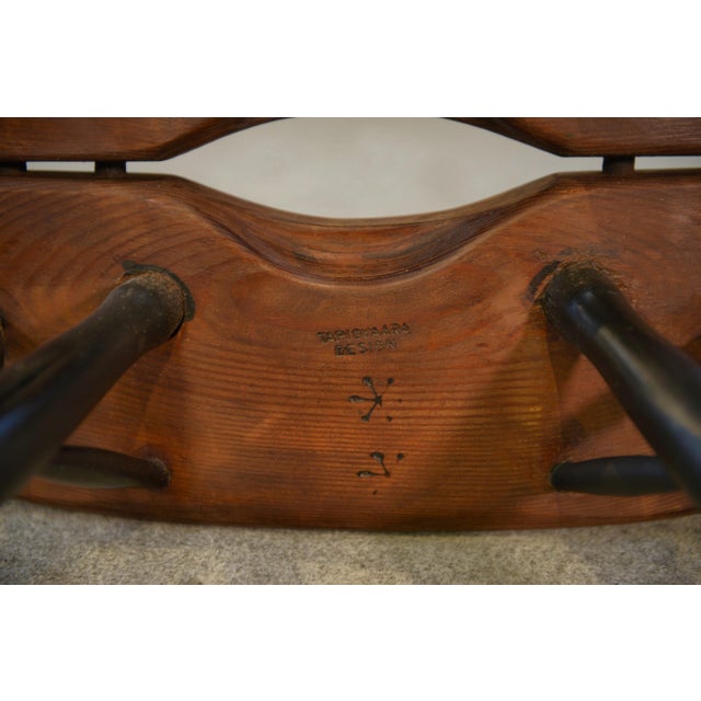 First Edition Pirkka Stools by Ilmari Tapiovaara for Laukaan Puu, 1950s, Set of 2 For Sale - Image 6 of 13