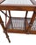 Vintage Faux Bamboo Cane Console Server Sideboard Sofa Table For Sale - Image 10 of 11